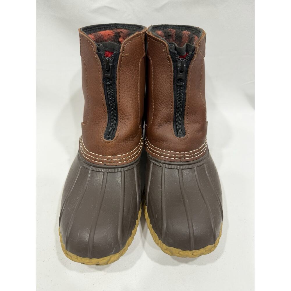 LL Bean Boots 7" Fleece-Lined Insulated Front-Zip Women's 9 M USA Made - Picture 3 of 6